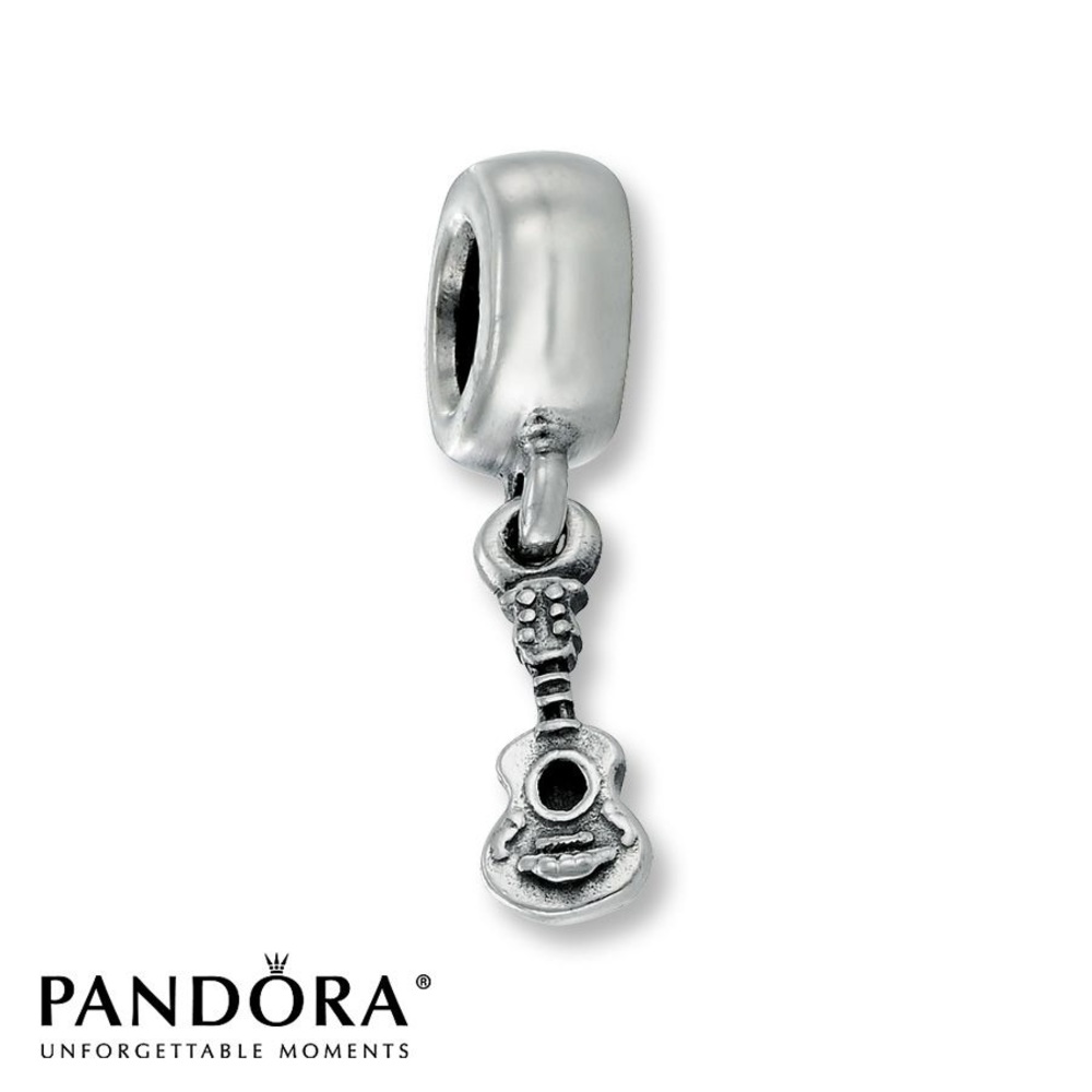 Pandora Dangle Acoustic Guitar Charm-retired